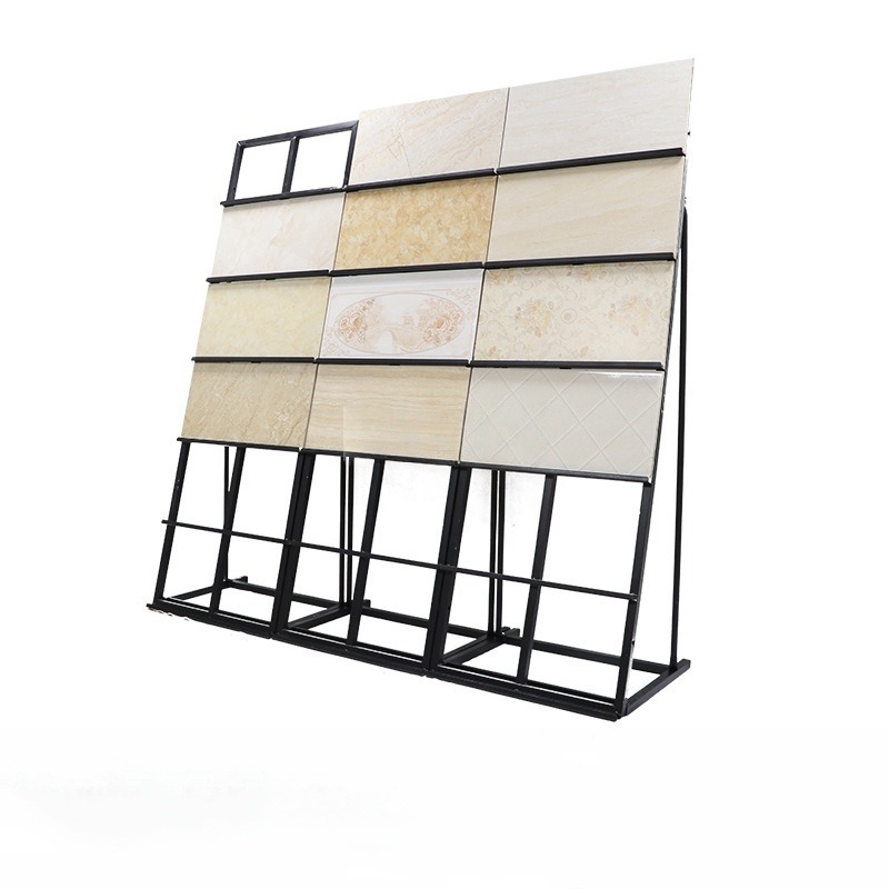 Ceramic Tile Floor - Maßgefertigtes Modernes Faltbares Wandmontiertes Ausstellungsregal für