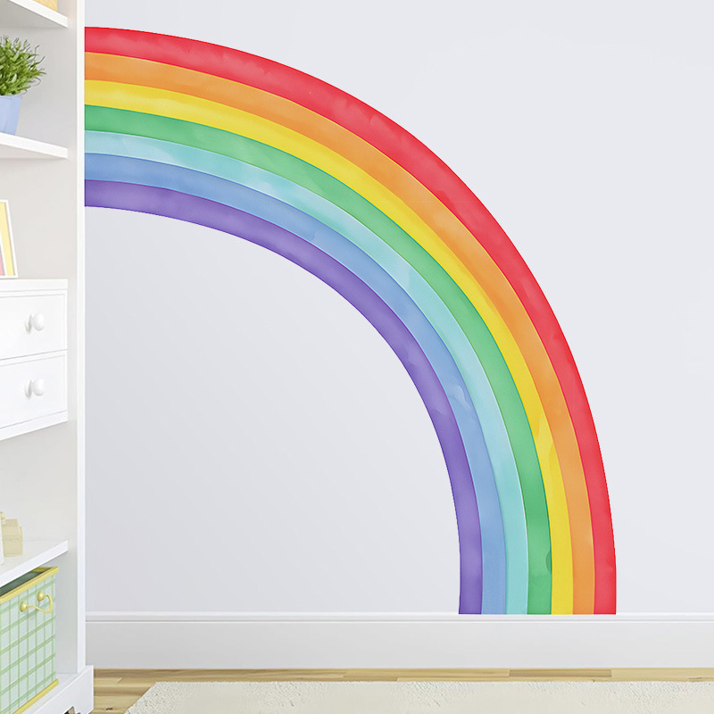 Große Regenbogen-Wandaufkleber – Pvc Panel Background Bewertung und Preis